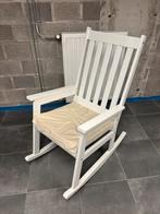 Schommelstoel in massief hout, Ophalen, Zo goed als nieuw