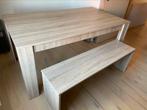 Tafel met banken, Huis en Inrichting, Tafels | Eettafels, Ophalen, Zo goed als nieuw