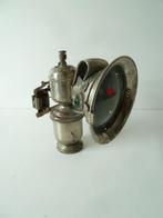antieke fiets carbid lamp oldtimer retro vintage fietslamp, Antiek en Kunst, Ophalen of Verzenden