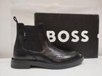 Hugo Boss enkellaarzen 'Calev', Leder. maat: 42 (US9), Zwart, Overige typen, Nieuw, Hugo boss