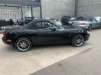 Mazda MX5 1.6I NB FL Open Air, Sportonderstel, Leder, Garant, Auto's, Achterwielaandrijving, 4 cilinders, Cabriolet, Zwart