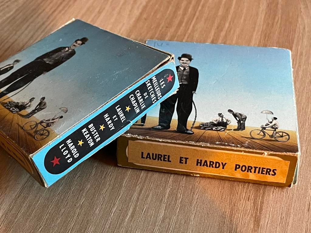 2 x Laurel & Hardy Super 8 : Volant Axe & Porters », Collections, Cinéma & Télévision, Comme neuf, Enlèvement ou Envoi