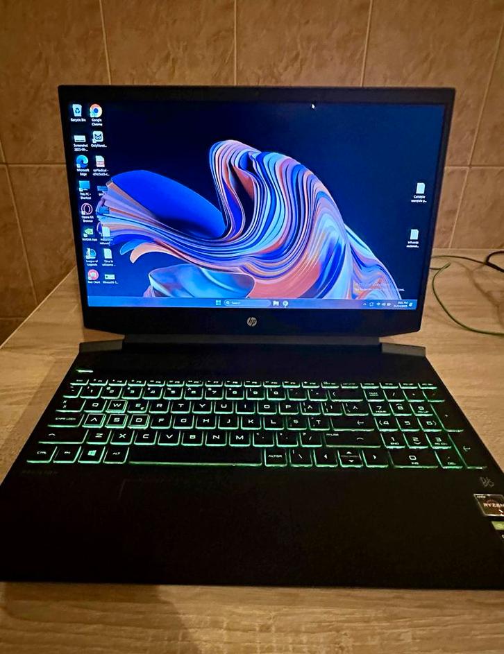 PC Portable Gaming HP Pavilion 15, ryzen 5, Informatique & Logiciels, Ordinateurs portables Windows, Comme neuf, SSD, Gaming, Enlèvement ou Envoi