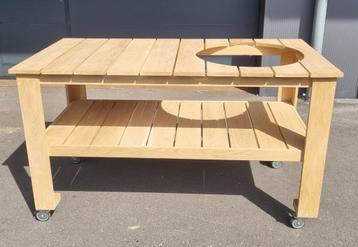 BBQ tafel Eikenhout 150x75x86  beschikbaar voor biedingen