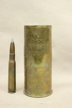WO1 Franse 65mm berggeschut huls Campagne Orient Servië LEEG, Verzamelen, Ophalen of Verzenden