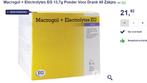 Macrogol + Electrolytes EG 13,7g Poeder Voor Drank 40 Zakjes, Enlèvement ou Envoi