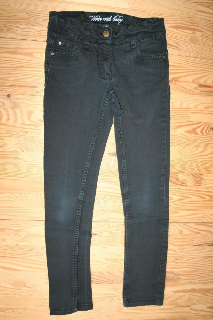 Maat 146 - JBC Milla Star - zwarte jeansbroek, Kinderen en Baby's, Kinderkleding | Maat 146, Zo goed als nieuw, Meisje, Broek