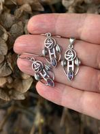 Parure en argent et améthyste, Handtassen en Accessoires, Bedels, Ophalen of Verzenden, Zo goed als nieuw, Zilver