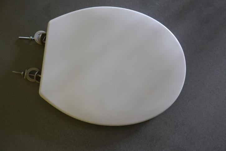 Planche de toilette -abattant wc Blanc, Doe-het-zelf en Bouw, Sanitair, Zo goed als nieuw, Inox, Ophalen