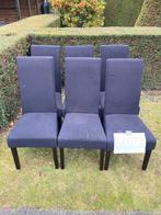Gratis set van zes stoelen, Maison & Meubles, Enlèvement, Tissus, Noir, Cinq, Six Chaises ou plus