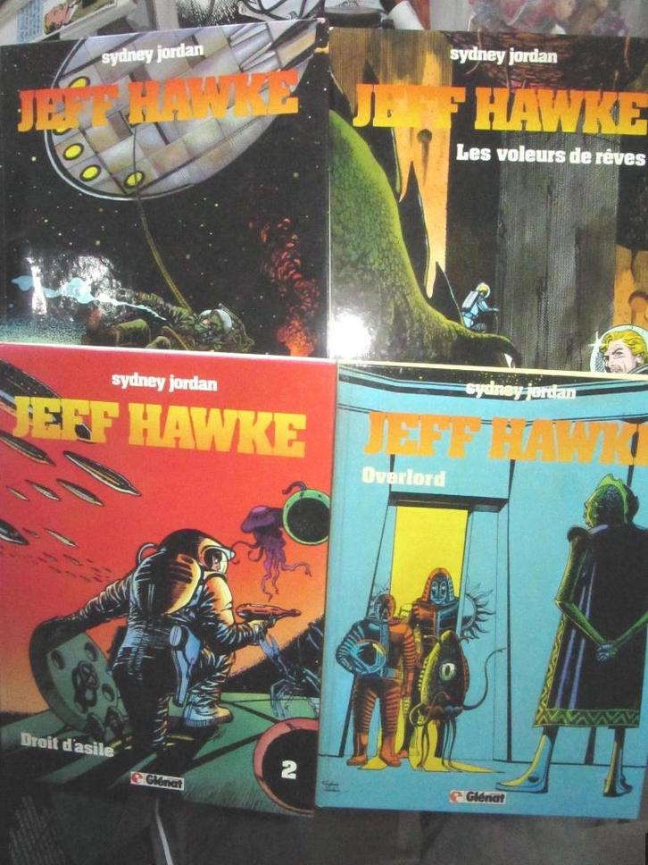 Lot 4 tomes chronologiques Jeff Hawke, Livres, BD, Comme neuf, Série complète ou Série, Enlèvement