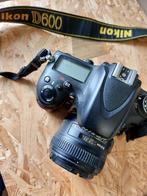 Nikon D600 fullframe 23.482 shutters + 50mm  (+ 24-85mm), Spiegelreflex, Gebruikt, Ophalen of Verzenden, 24 Megapixel