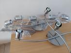 Led spots plafondverlichting (5 spots), Ophalen, Metaal of Aluminium, Nieuw, Modern