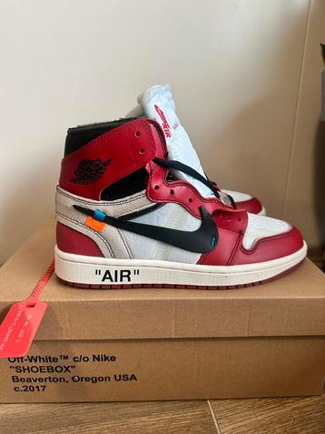 Nike jordan 1 chicago off white 40,5, Kleding | Heren, Schoenen, Ophalen of Verzenden, Nieuw, Sneakers