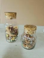 Decoratieve glazen bewaarpotjes met Kurt en droogbloemen, Maison & Meubles, Accessoires pour la Maison | Fleurs séchées, Comme neuf