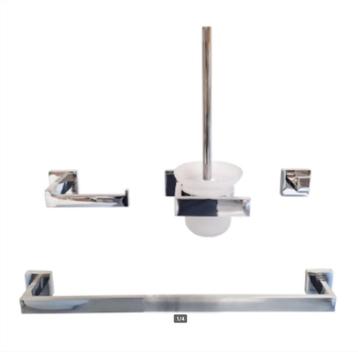 UITVERKOOP! Handdoekrek + Toiletrolhouder, Chroom, Koplar beschikbaar voor biedingen