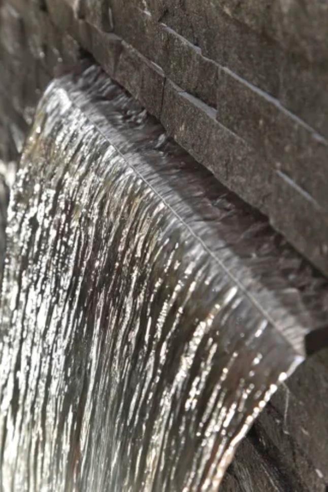 Cascade OASE XL90, Jardin & Terrasse, Pièces d'eau & Fontaines, Utilisé, Cascade, Inox, Enlèvement