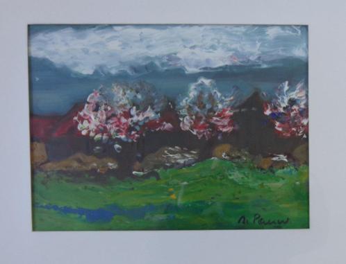 GABY DE PAUW / EXPRESSIONISME / ORIGINEEL WERK / 42x52cm KAD, Antiek en Kunst, Kunst | Schilderijen | Modern, Ophalen of Verzenden