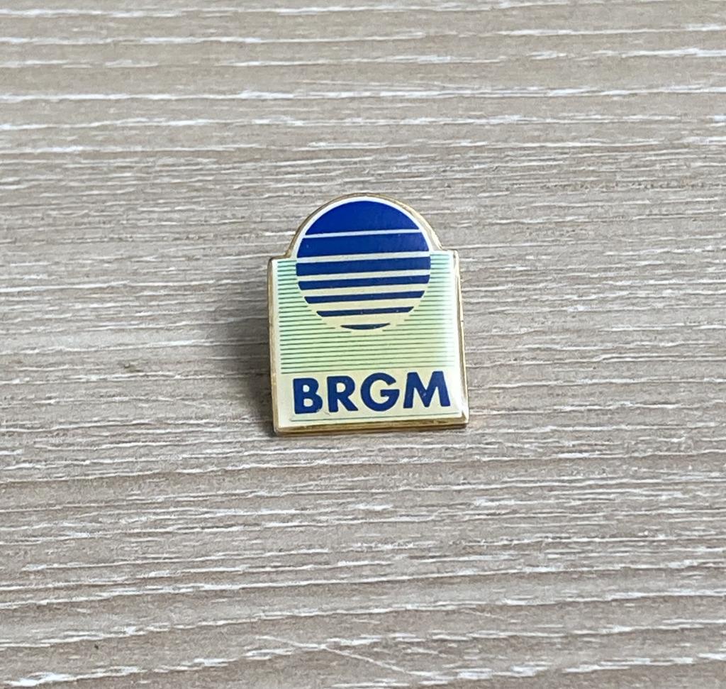 PIN - BRGM - Bureau de Recherches Géologiques et Minières, Envoi, Utilisé, Autres sujets/thèmes, Insigne ou Pin's