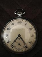 Ww2 cortebert chronometre antique zakhorloge, Handtassen en Accessoires, Overige merken, Zakhorloge, Staal, 1930 tot 1960