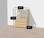 Ivar IKEA 124x89x50, Huis en Inrichting, Kasten | Stellingkasten, Ophalen, Gebruikt