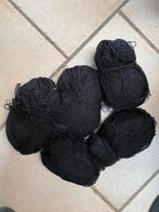 Zwart garen - 5 bolletjes voor €2 samen, Ophalen, Zo goed als nieuw
