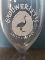 Bierglazen Brouwerij' Tij' Amsterdam 4 stuks, Verzamelen, Glas en Drinkglazen, Ophalen, Zo goed als nieuw