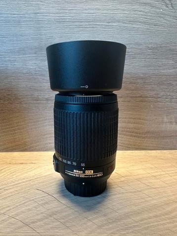 Nikon Nikkor 55-200mm f/4-5.6G ed vr II telezoomlens beschikbaar voor biedingen