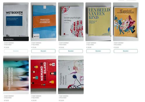 Boeken 1ste en 2de jaar Bachelor Orthopedagogie, Boeken, Schoolboeken, Gelezen, Overige vakken, Overige niveaus, Ophalen