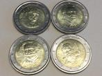 Eurozone lot I 4 x 2 euro verschillende, Postzegels en Munten, Ophalen of Verzenden, 2 euro