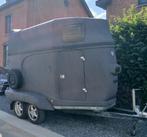 paardentrailer, Ophalen, Zo goed als nieuw, Polyester, 2-paards trailer