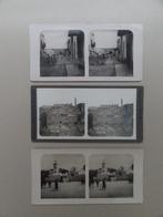 3 stereo fotos Biskra rue des bazars, Alger moskee,, Verzenden
