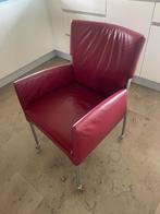 Lederen stoelen x4, Huis en Inrichting, Stoelen, Ophalen, Leer, Zo goed als nieuw, Vier