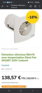 Extracteur silencieux sr100t, Ophalen, Zo goed als nieuw, Afzuiger