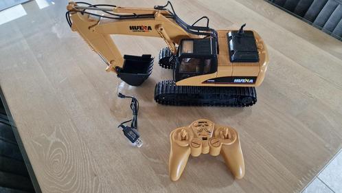 Huina 1/14 RCExavator 2.4 GHz, Hobby en Vrije tijd, Modelauto's | 1:18, Nieuw, Auto, Overige merken, Ophalen