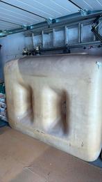 Opslag mazout plastic tank 2000 L, Ophalen