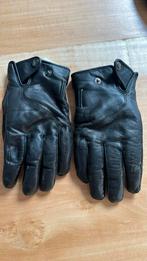 Gewatteerde zwarte leren motorhandschoenen, Ophalen of Verzenden, Handschoenen