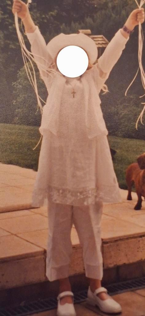 Communie /lentefeest kledij voor meisje, Enfants & Bébés, Vêtements enfant | Taille 128, Fille, Pantalon, Enlèvement