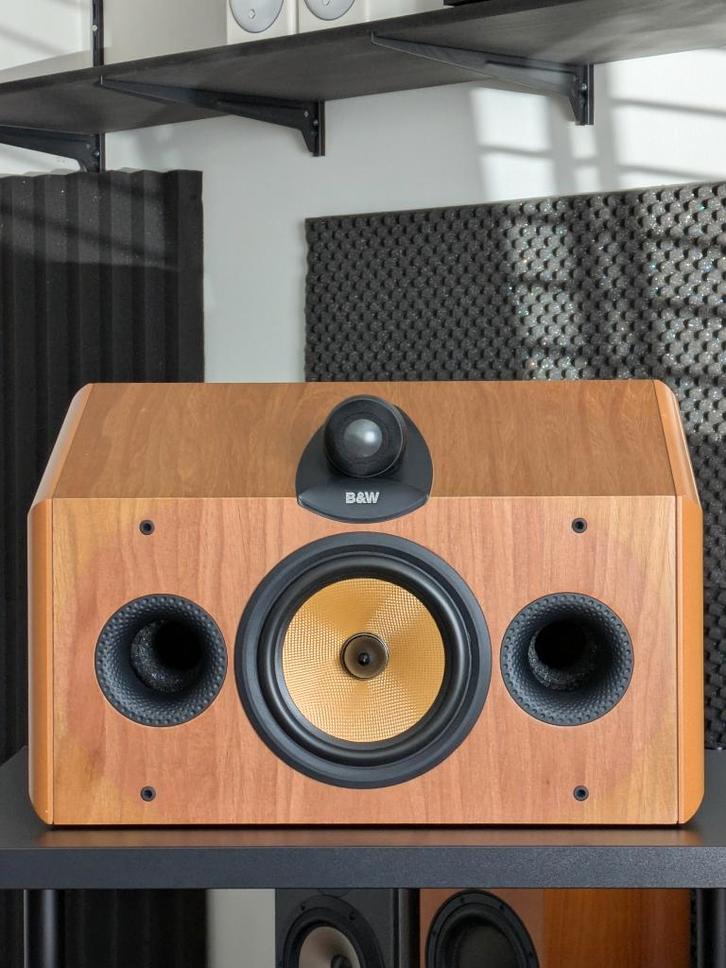 Bowers & Wilkins B&W CDM CNT, met Nautilus tweeter, TV, Hi-fi & Vidéo, Enceintes, Comme neuf, Haut-parleur central, 60 à 120 watts