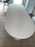 Wit ovalen eettafel, Huis en Inrichting, Ophalen, Nieuw