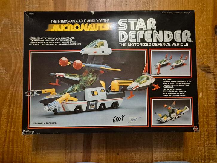 Micronauts Micronauti Star Defender Mego Airfix tweedehands, Verzamelen, Speelgoed, Zo goed als nieuw, Ophalen of Verzenden