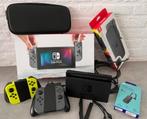 Nintendo Switch + extra's (games apart te koop), Ophalen of Verzenden, Gebruikt, Met 2 controllers