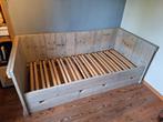 Eénpersoons bed bank uit steigerhout, Ophalen, 100 cm, Eenpersoons, Steigerhout