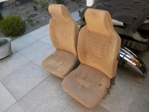 Stoelen met vaste hoofdsteun VW Kever, Auto-onderdelen, Interieur en Bekleding, Oldtimer onderdelen, Volkswagen, Gebruikt, Ophalen