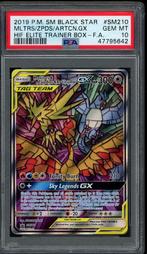 Moltres & Zapdos & Articuno GX [Full Art] PSA 10 - SM210, Verzenden, Zo goed als nieuw, Losse kaart