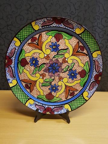 Assiette décorative (PASCUAL ZORRILA) diamètre 40 cm disponible aux enchères