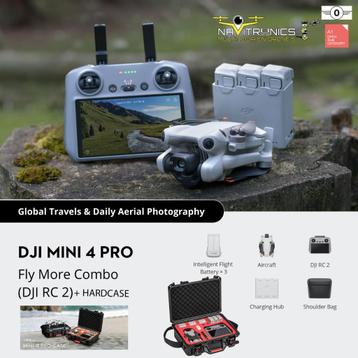 DJI MINI 4 PRO RC2 FLY MORE COMBO (C0) + KOFFER beschikbaar voor biedingen