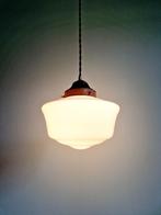 Art Deco hanglamp in witte opaline, jaren 1920-30, Antiek en Kunst, Ophalen of Verzenden