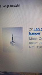 Diamanten hangertje voor aan ketting van zeeman, Ophalen of Verzenden, Nieuw, Zilver, Zilver