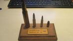 Présentoir munitions inerte souvenir d'un concours de tir., Collections, Autres types, Armée de terre, Envoi